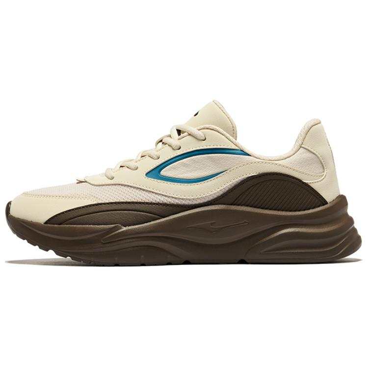 Erke Manxin 2.0 Breathable And Lightweight Low top Casual Shoes Men's Beige Brown Green