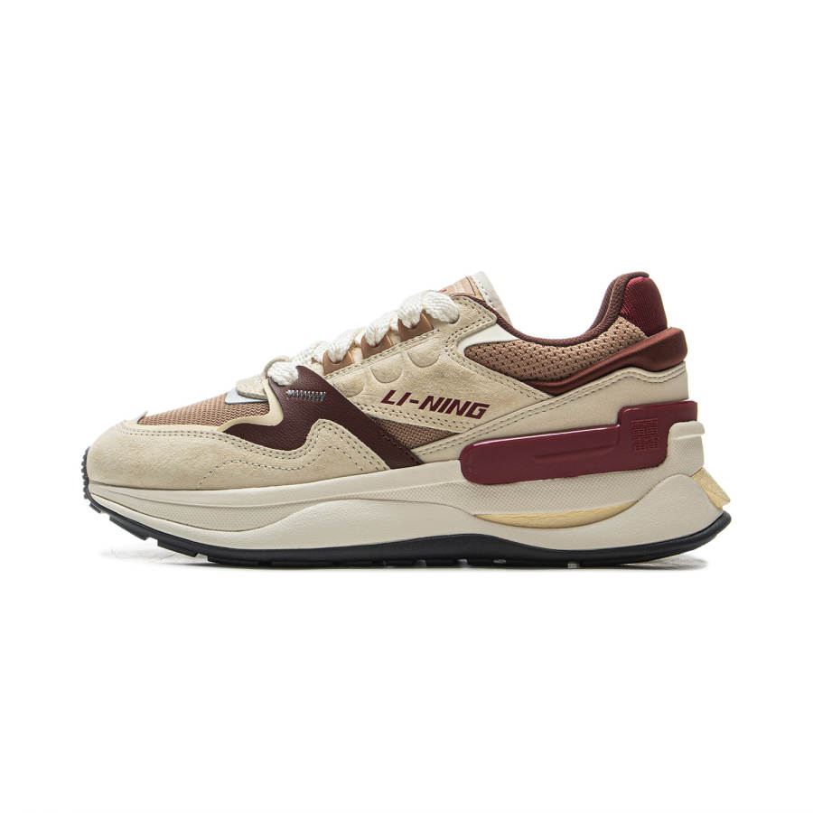Li-Ning Li Ning 001 Original Aspiration V2 Low top Casual Shoes Women's Beige Umber