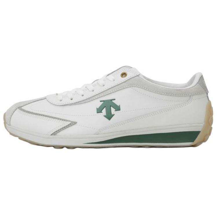 DESCENTE Low top Casual Shoes Unisex White Green