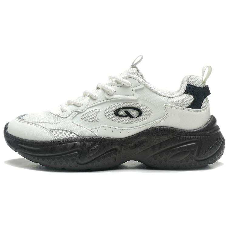 QIAODAN Classic And Versatile Slip Resistant Abrasion Resistant Low top Casual Shoes Women's White Black