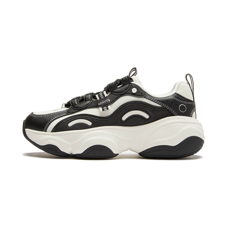 Li-Ning Li Ning Honey Collection Cushioning Abrasion Resistant Height Increasing Low top Casual Shoes Women's