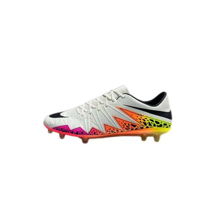 Nike Nike Hypervenom Phinish FG Firm Ground Kangaroo Leather Cushioning Slip Resistant Abrasion Resistant Soccer Shoes Men's