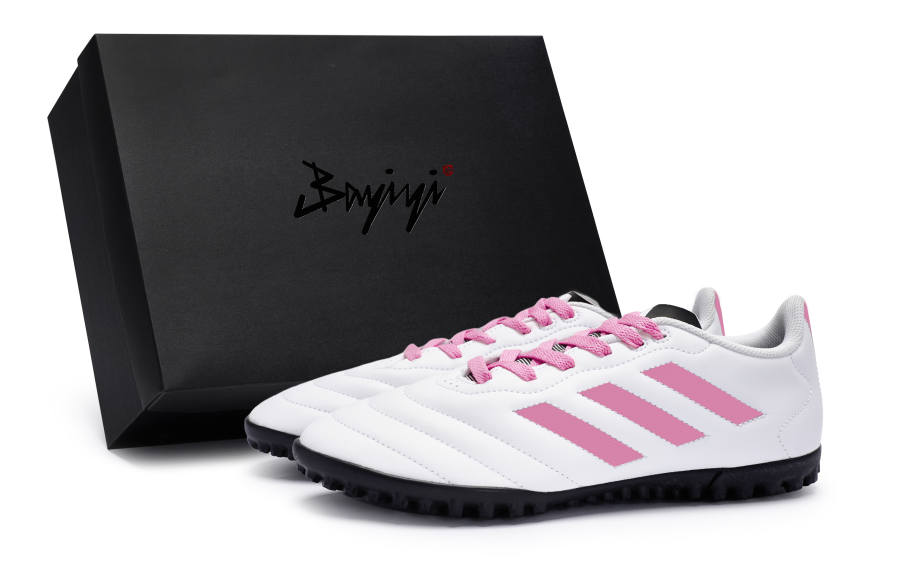 Adidas Adidas GOLETTO VII Slip Resistant Slip Resistant Soccer Shoes Unisex White Rose Red