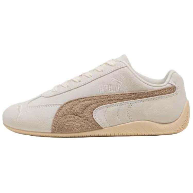 PUMA Speedcat Cow Split Leather Casual Shoes Women's Beige Brown