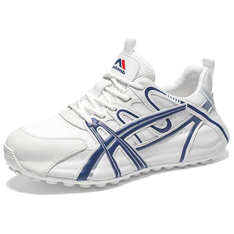 Kolumb Non slip Lightweight Low top Casual Shoes Men's White Blue