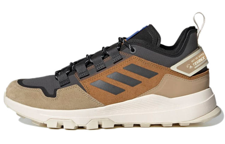 Adidas Adidas Terrex Hikster Low Hiking Abrasion Resistant Low top Casual Shoes Unisex Brown Black