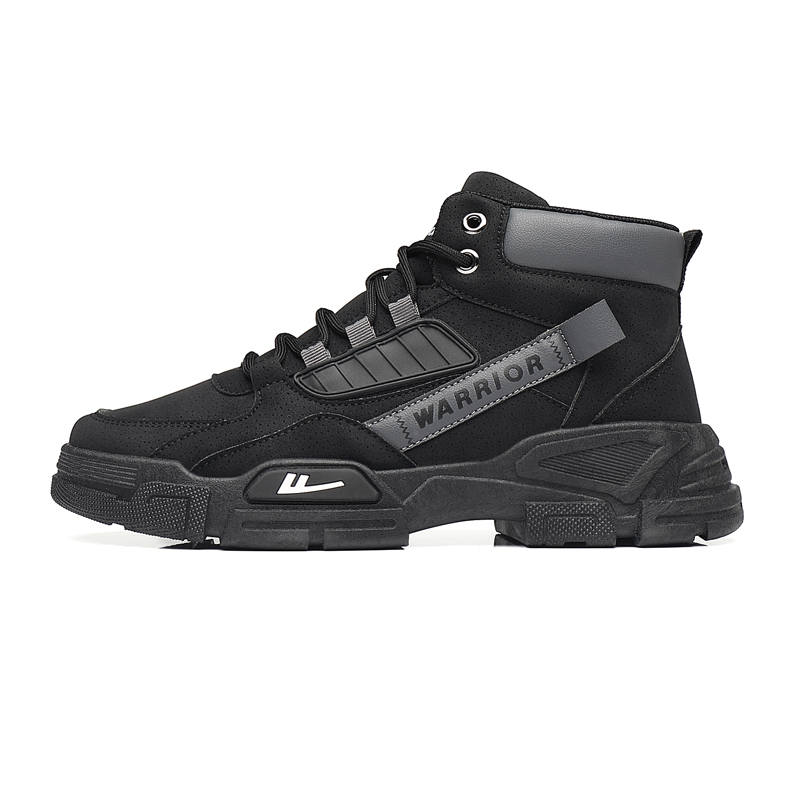 WARRIOR WARRIOR Short Mid Calf Combat Boots Men's Black
