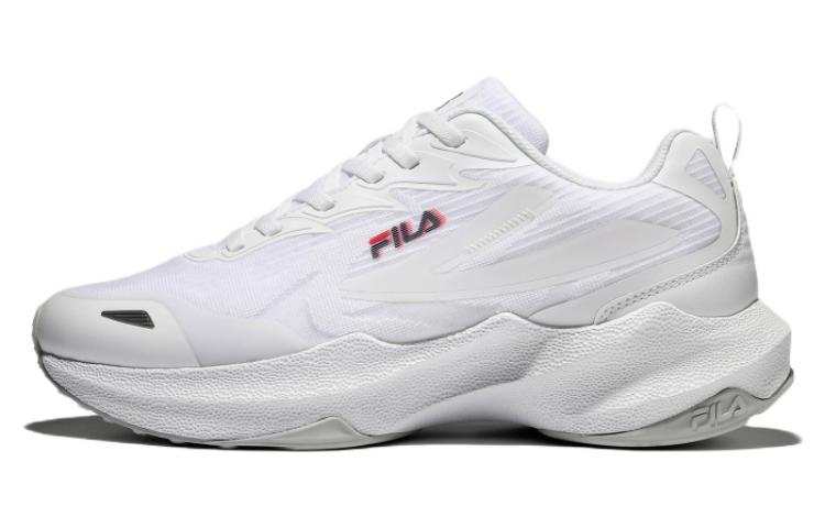 FILA Nre E3 Textile, Leather Cushioning Abrasion Resistant Coverage Support Low top Casual Shoes Unisex White