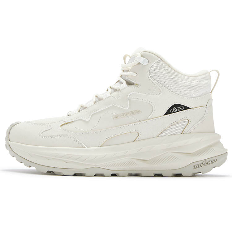 361° Sichuan Wild Collection Slip Resistant, Abrasion Resistant, Thermal High top Casual Shoes Men's Feather White