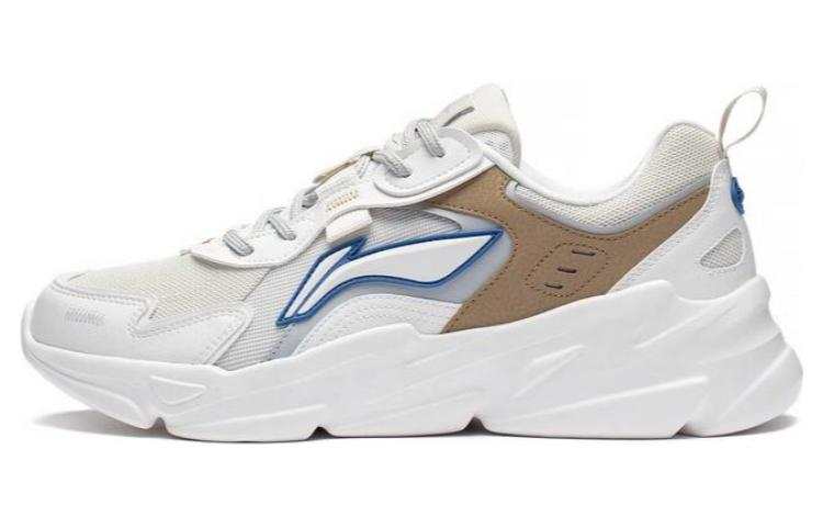 Li-Ning Li Ning Cloud Sea Textile, Synthetic Leather Slip Resistant Abrasion Resistant Low top Sports Casual Shoes Men's