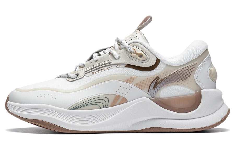 Li-Ning Li Ning Cloud Extreme Lightweight Rebound Low top Sports Casual Shoes Women's White Gray