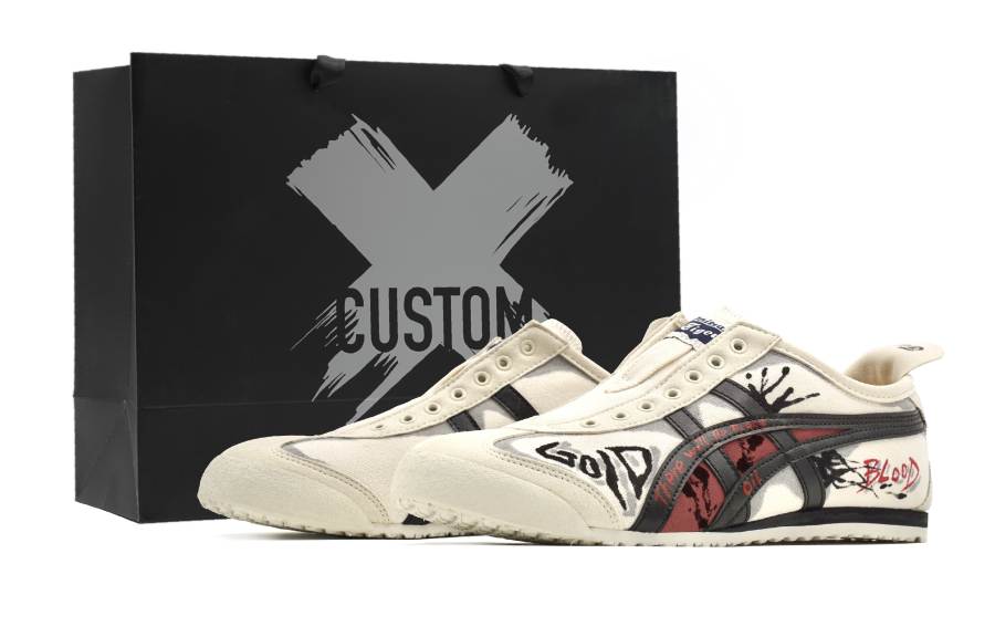 Onitsuka Tiger MEXICO 66 Blood Romance Lightweight Low top Casual Shoes Unisex Beige Yellow
