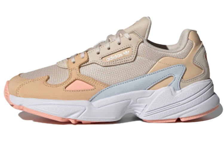 Adidas Originals Falcon Textile, Synthetic Leather Slip Resistant Low top Casual Shoes Women's