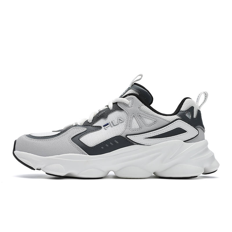 FILA SKIPPER 1S Captain 1S Abrasion Resistant, Breathable, Lightweight Low top Casual Shoes Men's Black Gray
