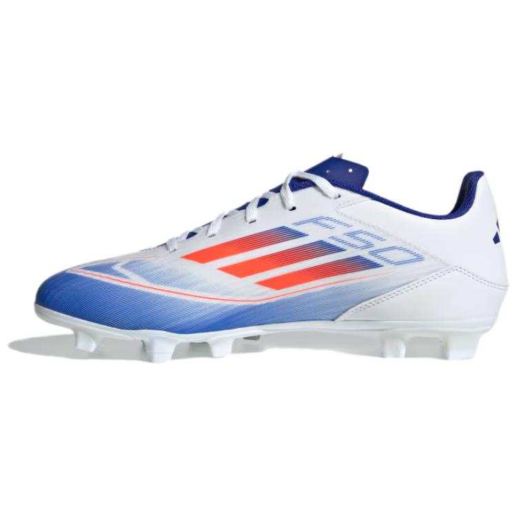 Adidas Adidas F50 CLUB HG Hard Ground Artificial Turf Slip Resistant Abrasion Resistant Soccer Shoes Unisex White Blue