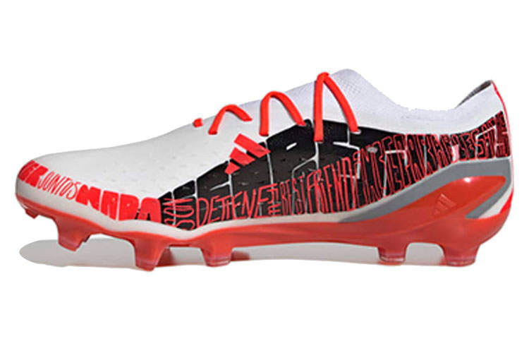 Adidas Adidas AG Artificial Ground FG Firm Ground Fabric Slip Resistant, Abrasion Resistant, Breathable Soccer Shoes Men's Red
