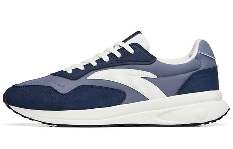 Anta HERITAGE Abrasion Resistant Low top Sports Casual Shoes Men's Gray Blue
