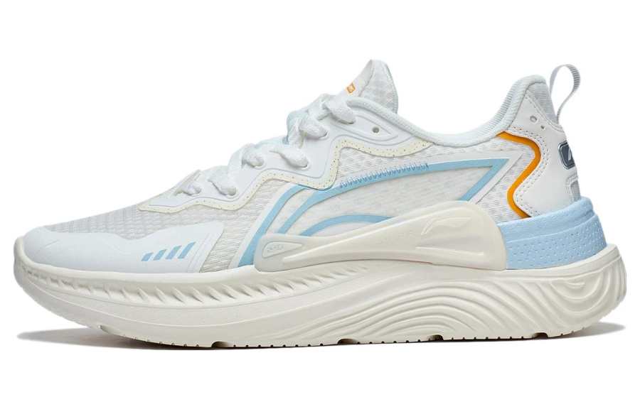 Li-Ning Li Ning Cyan Journey Textile, Synthetic Leather Slip Resistant Abrasion Resistant Slip Resistant Abrasion Resistant