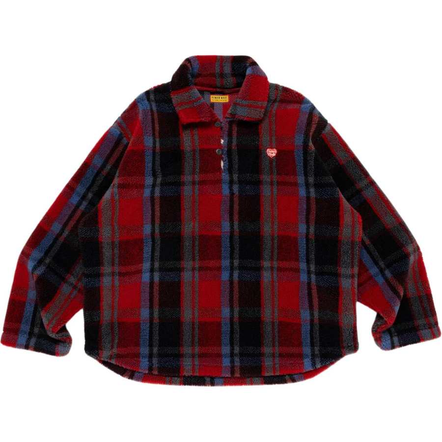 HUMAN MADE Human Made Checked Fleece Knitwear