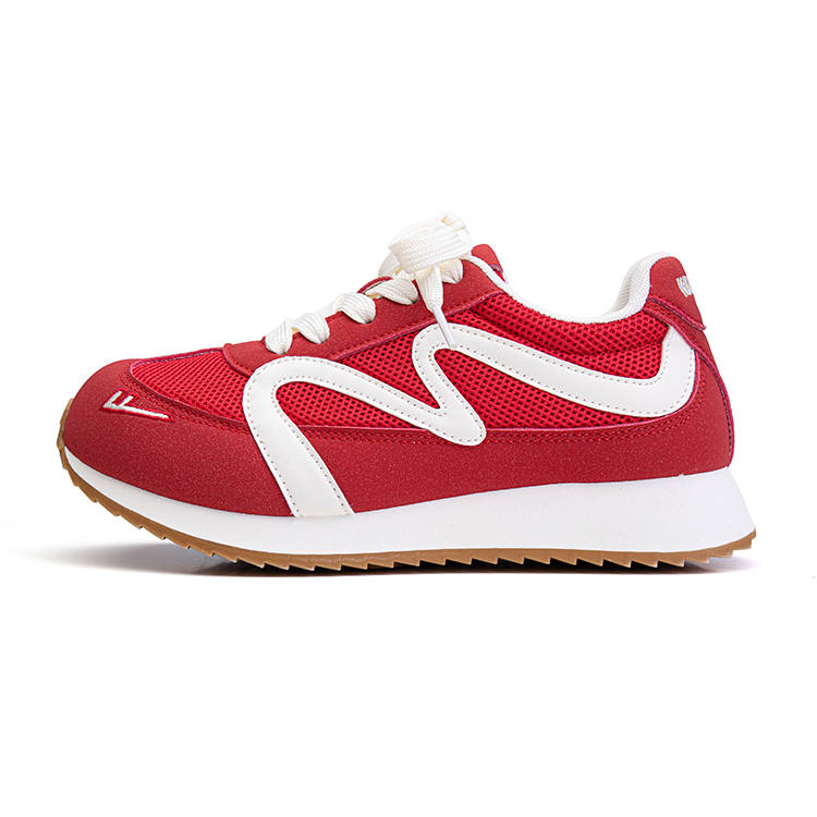 Warrior Cushioning Slip Resistant Abrasion Resistant Coverage Lightweight Low top Casual Shoes Women's Red White