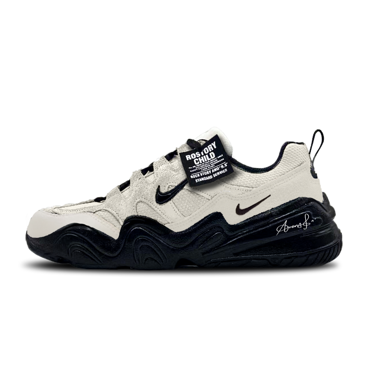 Nike Nike Tech Hera Black Rock White Story Abrasion Resistant Low top Casual Shoes Women's Black White