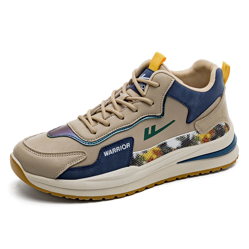 Warrior Breathable And Lightweight Low top Casual Shoes Men's Khaki Blue