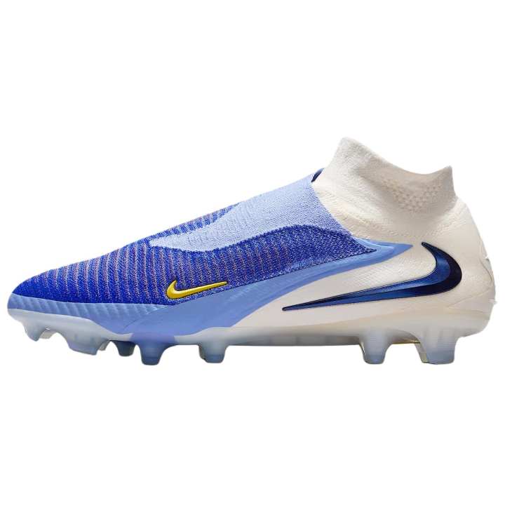 Nike Nike Phantom 6 Abrasion Resistant Soccer Shoes Unisex Blue White