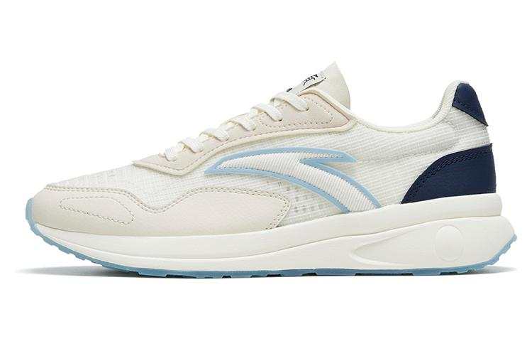 Anta Life Collection Abrasion Resistant Breathable Low top Sports Casual Shoes Women's White Gray Blue