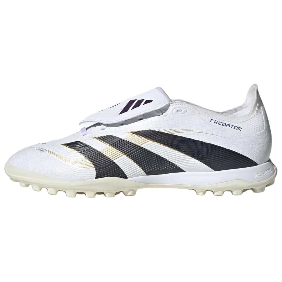 Adidas Adidas PREDATOR LEAGUE Comfortable And Lightweight TF Turf Abrasion Resistant Soccer Shoes Unisex White Black