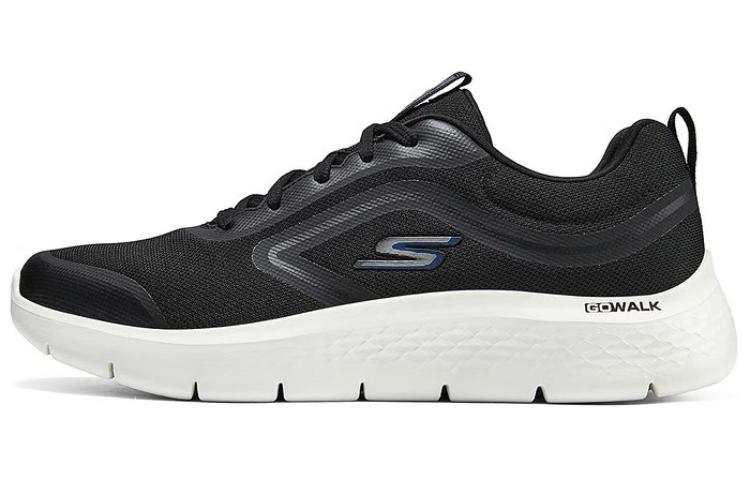 Skechers Go Walk Fle Abrasion Resistant Abrasion Resistant Low top Casual Shoes Men's Black White