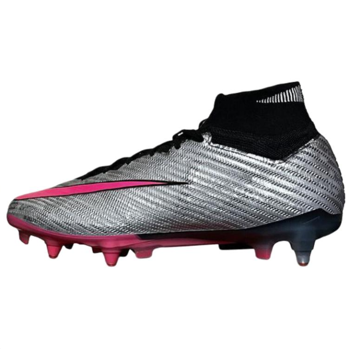 Nike Nike Mercurial Superfly 9 Soccer Shoes Men's Silver Black