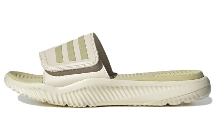 Adidas Adidas Alphabounce Slide 'Wonder White Sandy Beige Metallic'