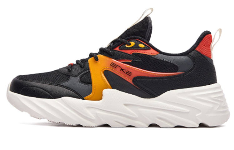 Erke Mesh, Textile, Synthetic Leather Cushioning Slip Resistant Abrasion Resistant Low top Casual Shoes Men's