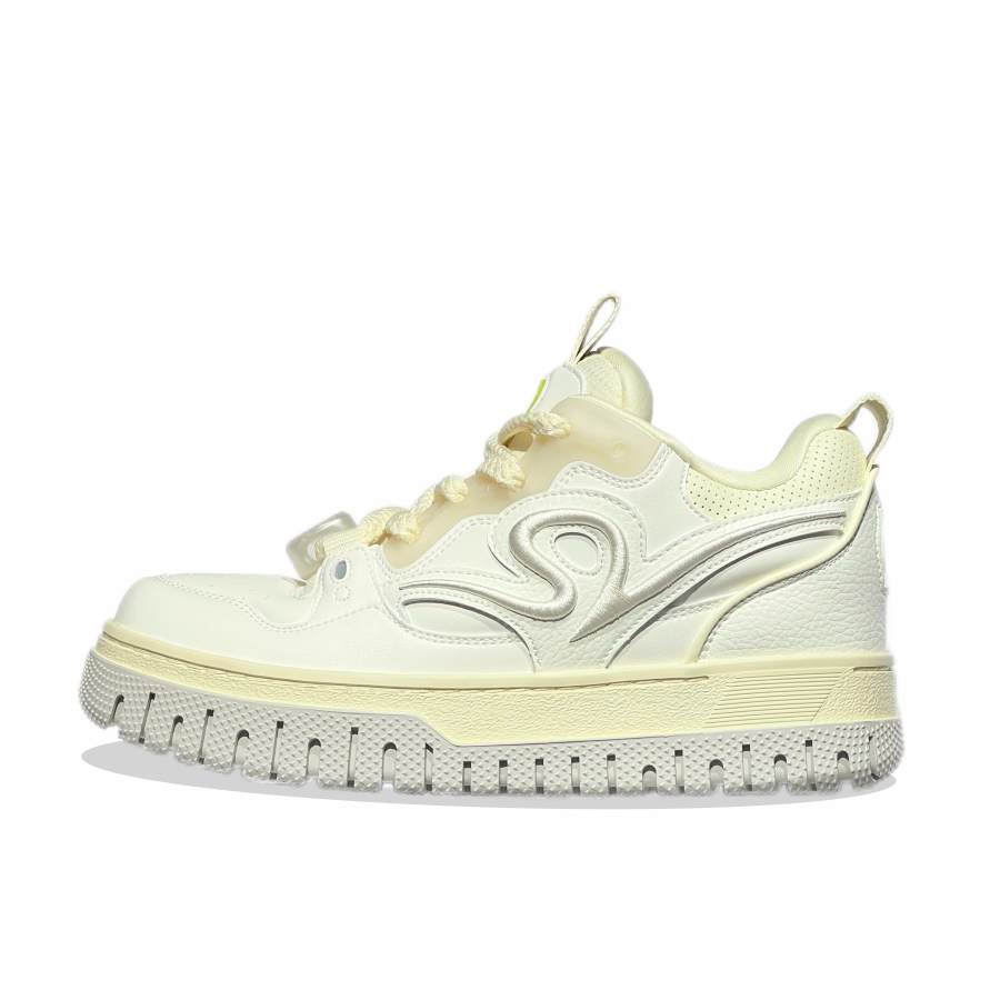 ANTA SNEAKERVERSE Casual Shoes Men's Low Top Ivory White/Light Beige White