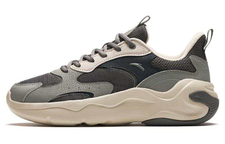 Anta Cushioning, Wear Resistant Low top Casual Shoes Men's Gray