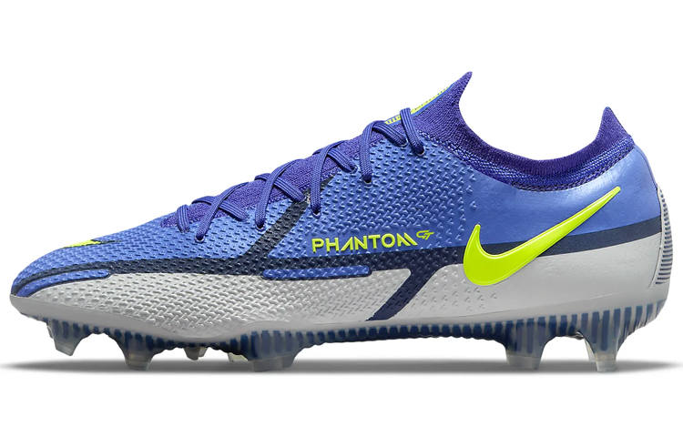 Nike Nike Phantom GT FG Firm Ground Firm Ground, Natural Grass Coverage Soccer Shoes Men's Blue