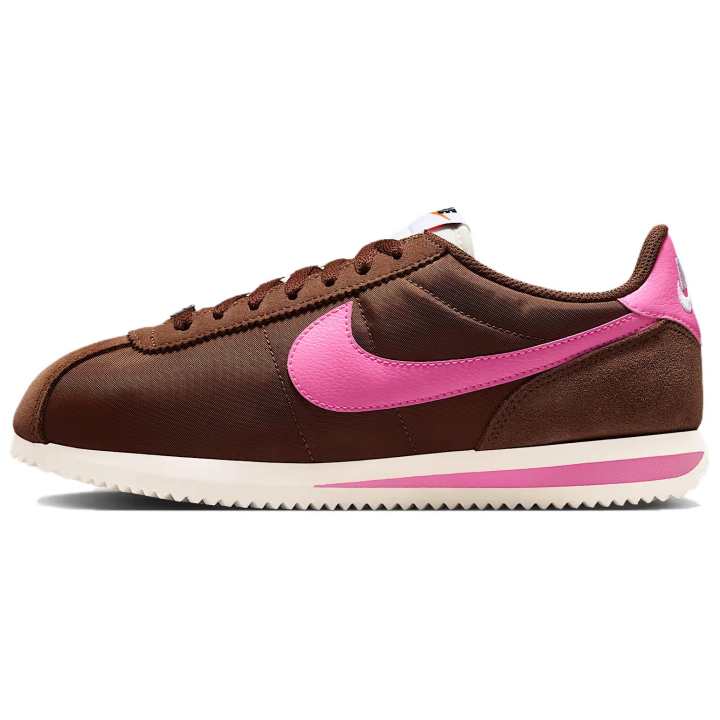 Nike Nike Cortez Textile Suede Casual Shoes Unisex Brown