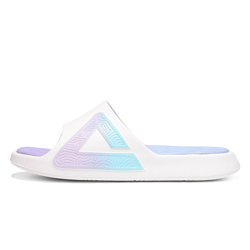 PEAK PEAK State Pole Slide Slippers Women's White Purple Blue