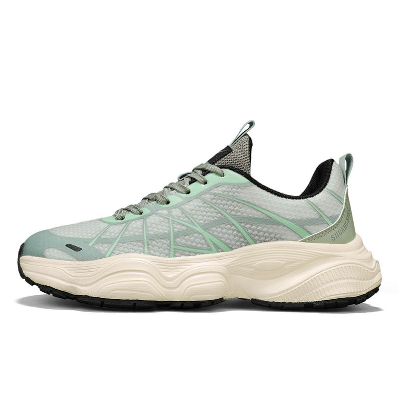 Binary Binary Fashion Trend Cushioning Lightweight Low top Casual Shoes Men's Green