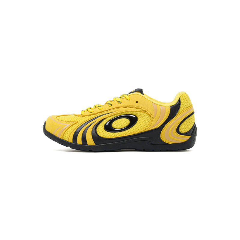 OLD ORDER Thin Sole Shoes Comfortable Low top Casual Shoes Women's Black Yellow