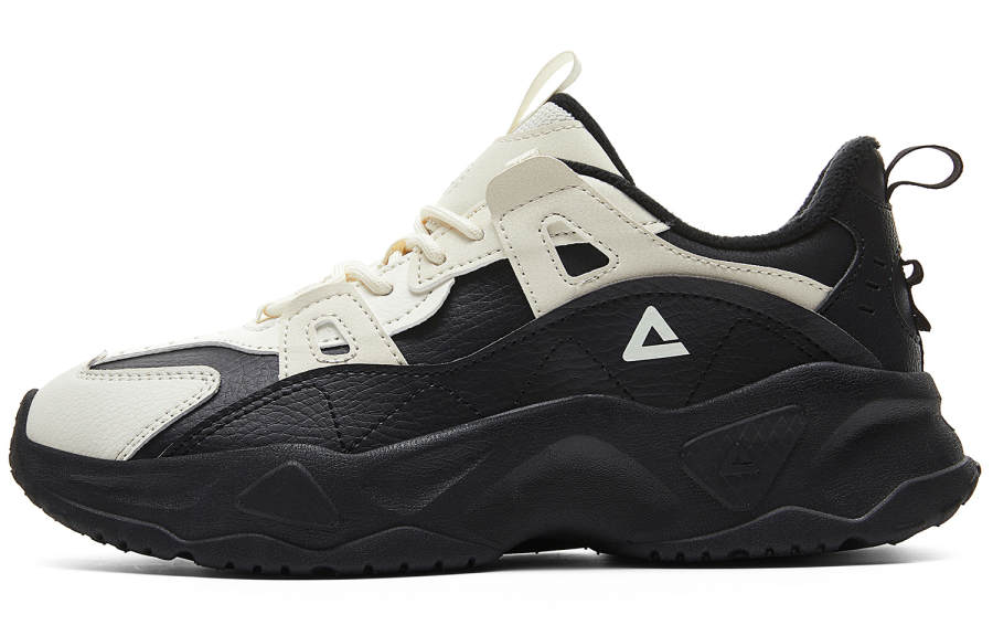 PEAK Cushioning Slip Resistant Abrasion Resistant Low top Casual Shoes Women's White Black