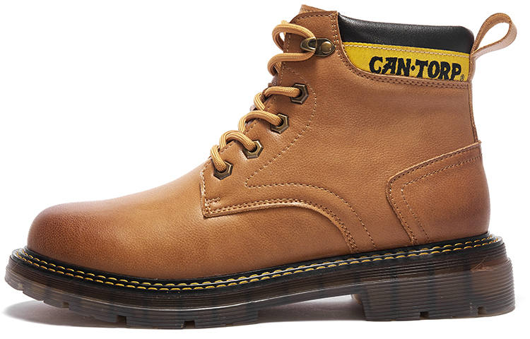 CAN·TORP Combat Boots Men's Yellow, Black