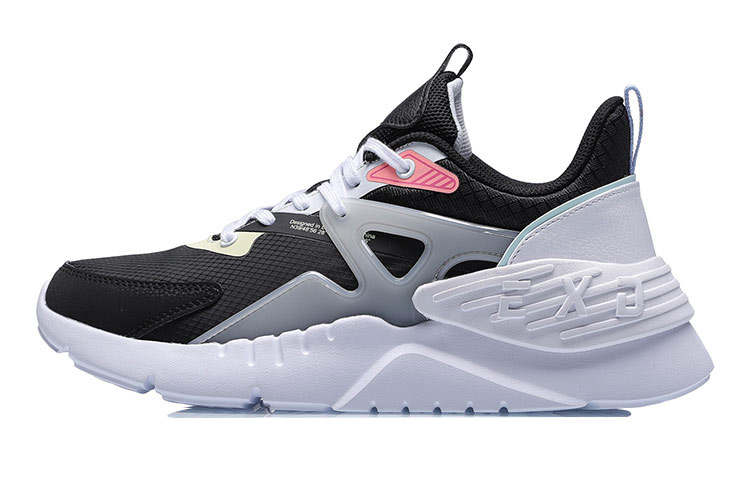 Li-Ning Li Ning EXD Casual Shoes Women's Low Top Black/White/Pink