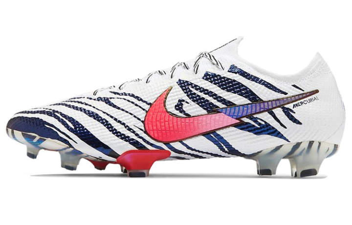 Nike Nike Mercurial Vapor 13 FG Firm Ground Slip Resistant Coverage Lightweight Soccer Shoes Unisex White Blue Red