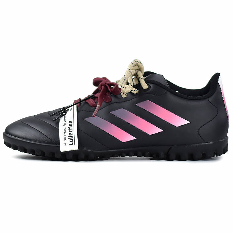 Adidas Adidas GOLETTO 8 TF Turf Soft Ground Firm Ground Abrasion Resistant Soccer Shoes Unisex Black Pink