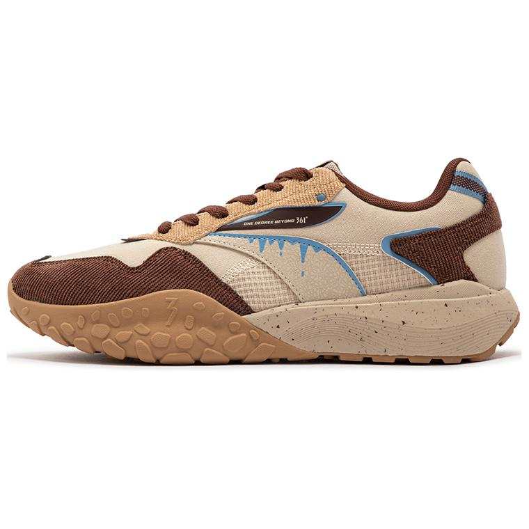 361° Life Collection Slip Resistant Abrasion Resistant Low top Casual Shoes Men's Beige Brown