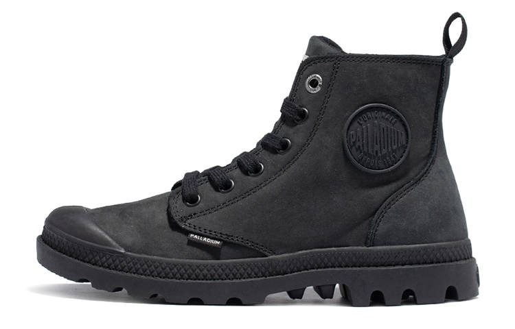 Palladium Pampa Short Combat Boots Women's Black