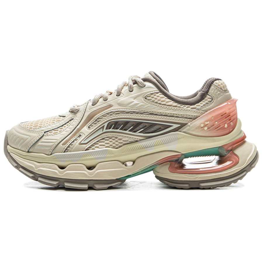 Li-Ning Li Ning Furious Rider BOW Ice Cream Synthetic Leather, Split Cow Leather Comfortable And Trendy