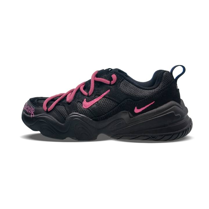 Nike Nike Tech Hera Low top Casual Shoes Unisex Black Pink