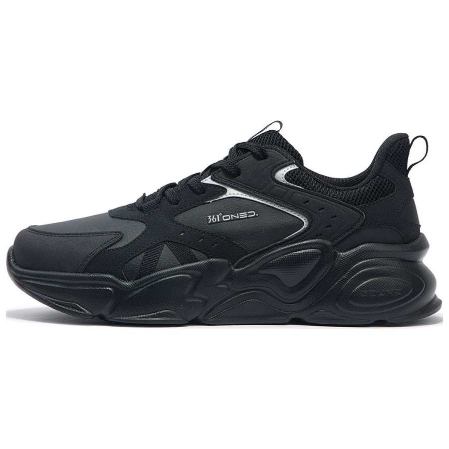 361° Wear resistant And Lightweight Low top Casual Shoes Men's Black